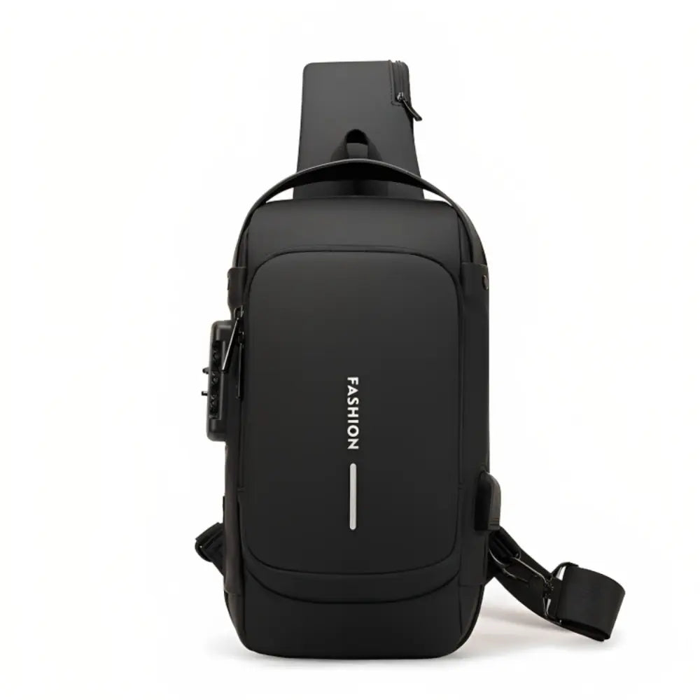 ShieldMate Waterproof Anti-Theft Crossbody Bag with USB Port