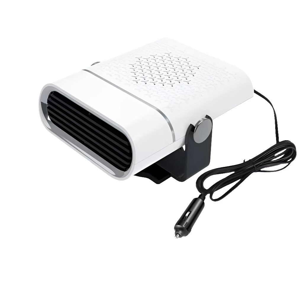 All-Season Vehicle Climate Control Fan with 360° Rotation