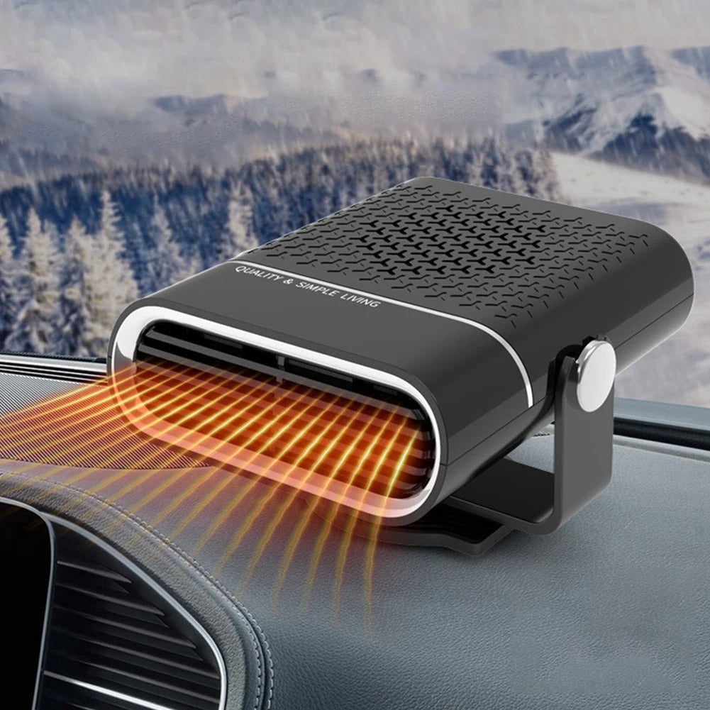 All-Season Vehicle Climate Control Fan with 360° Rotation