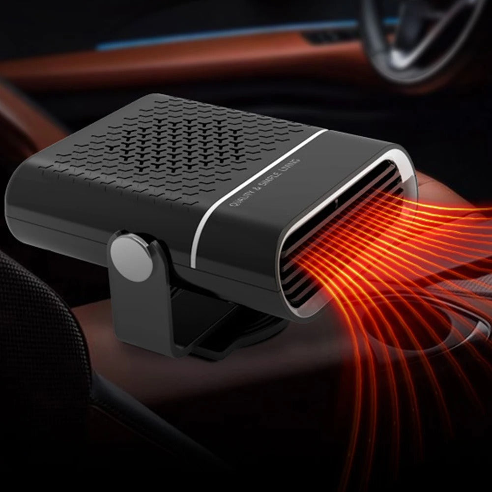 All-Season Vehicle Climate Control Fan with 360° Rotation