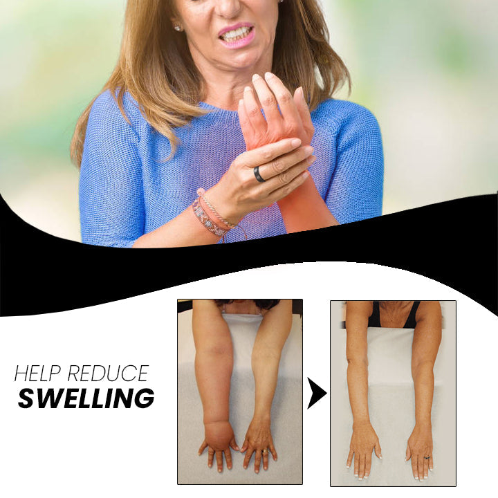Adjustable Comfort Ring for Hand Massage with Acupressure and Magnetic Therapy
