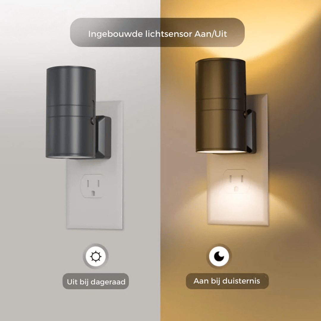 Sophisticated Plug-In Wall Lamp with Dimmable Sensor for Any Room