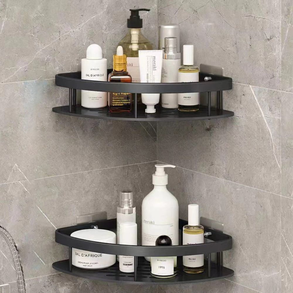 Curved Shower Corner Organizer for Effortless Storage