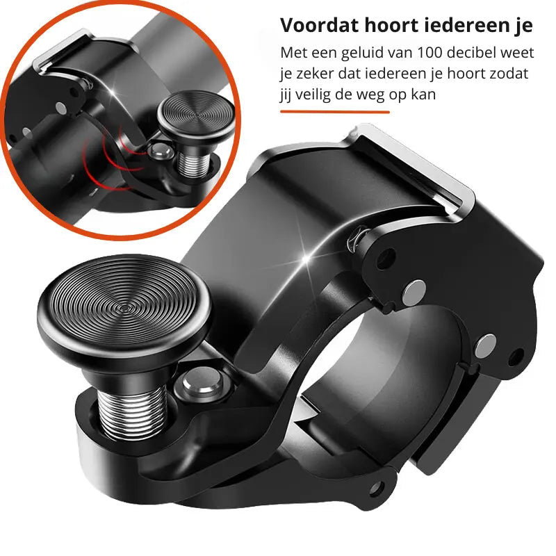 Lightweight Aluminum Bike Bell – 100 dB Loud Clear Tone, Easy Installation