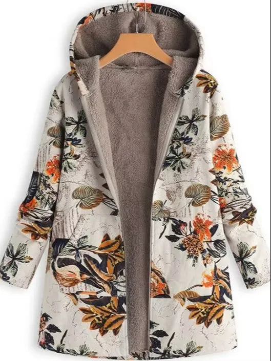 Unique Floral Winter Outfit for Your Style