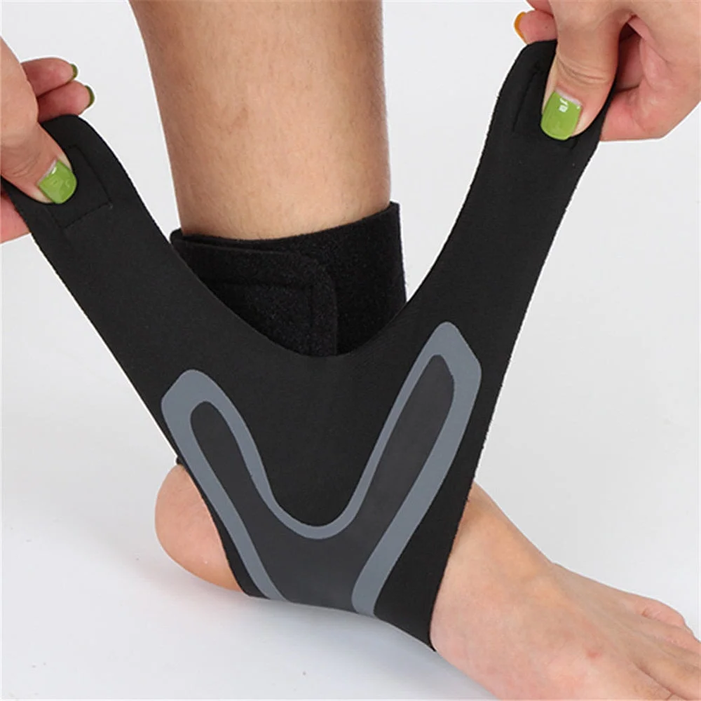 Adjustable Compression Sleeve for Ankle Support and Pain Relief
