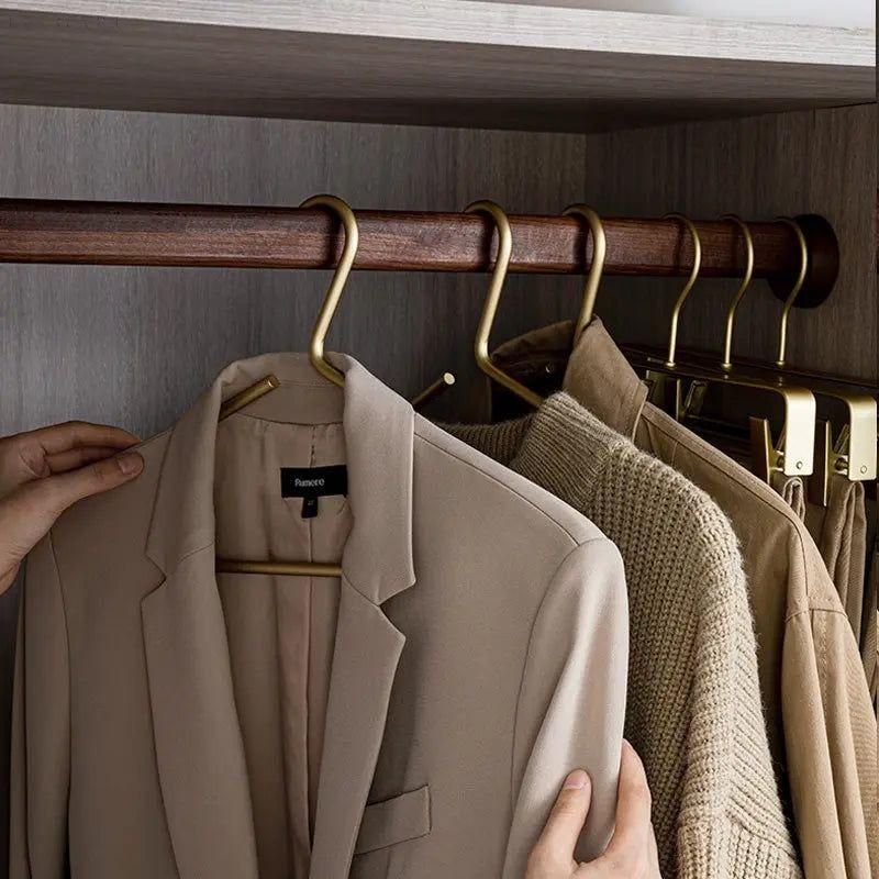 Space-Saving Non-Slip Clothes Hangers - 5 Pack