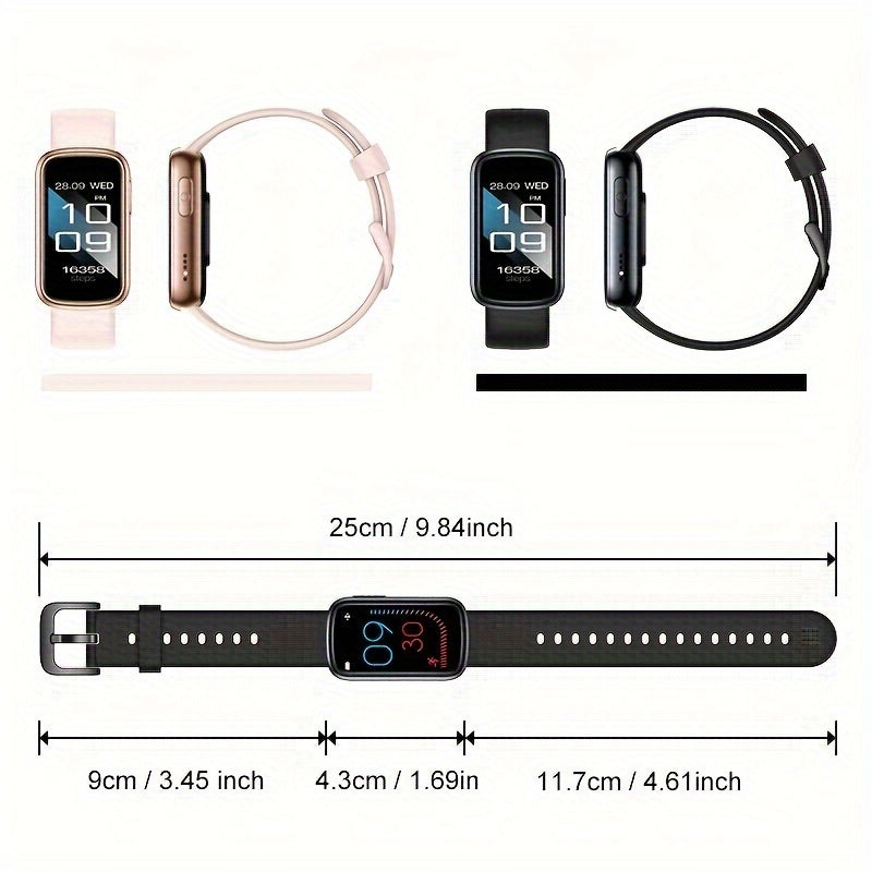 HydroPulse Sleek Fitness Tracker Smartwatch with Extended Battery Life