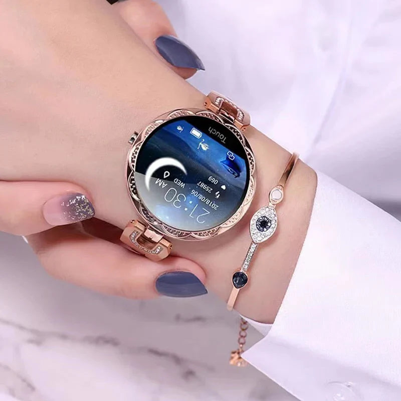 AquaGaze Women's Waterproof Fitness Tracker Watch