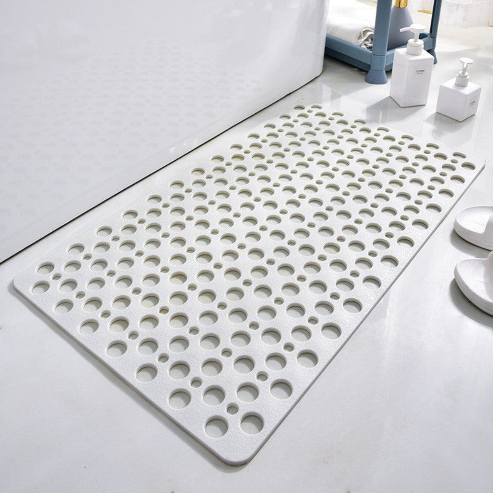 SlipSafe Shower Mat with Enhanced Grip and Efficient Drainage