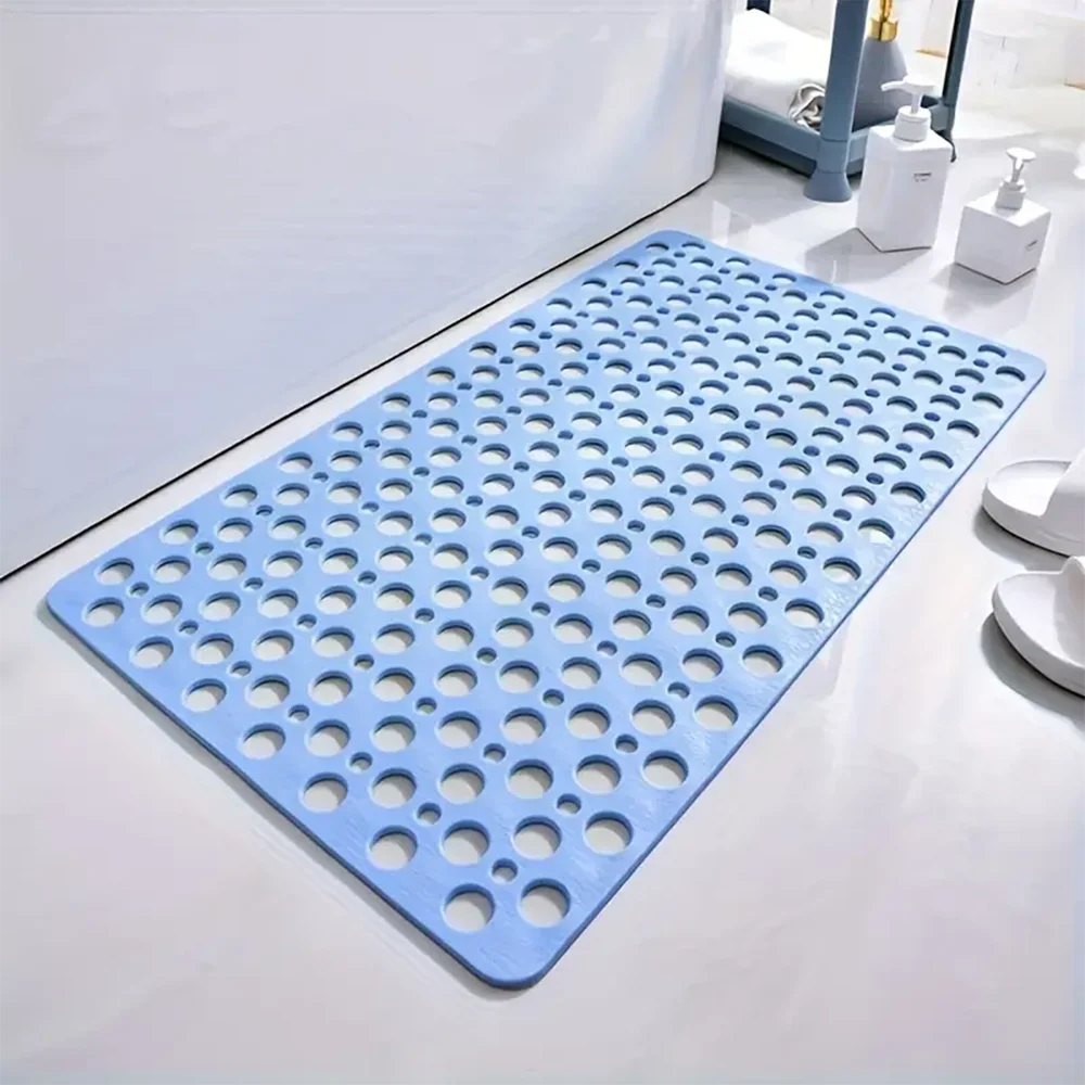 SlipSafe Shower Mat with Enhanced Grip and Efficient Drainage