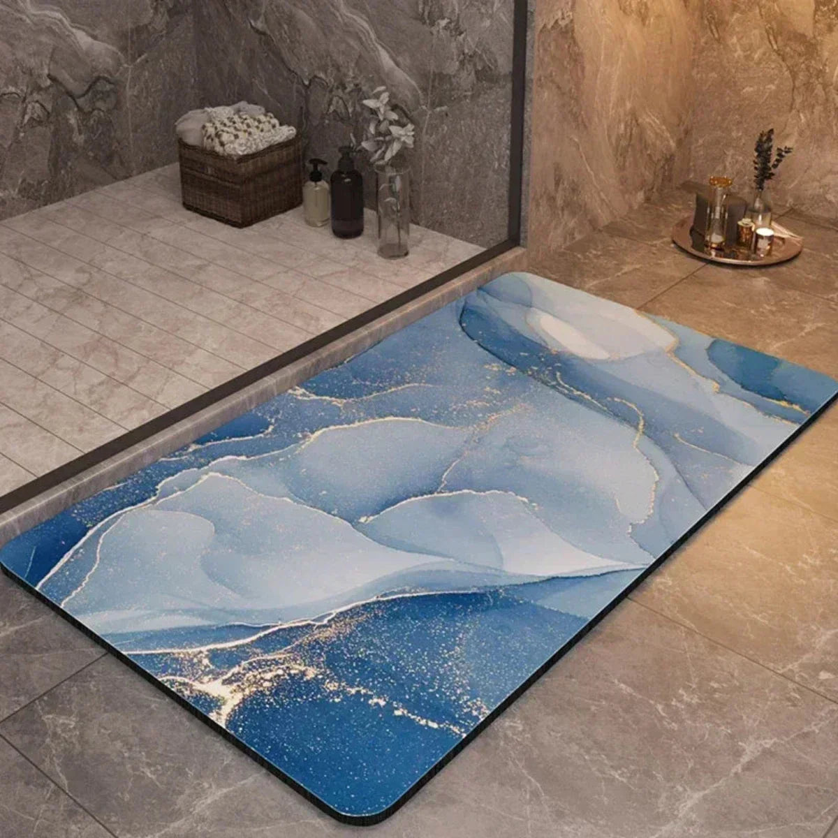 UltraDry Non-Slip Bathroom Mat – Fast Absorbent Floor Comfort