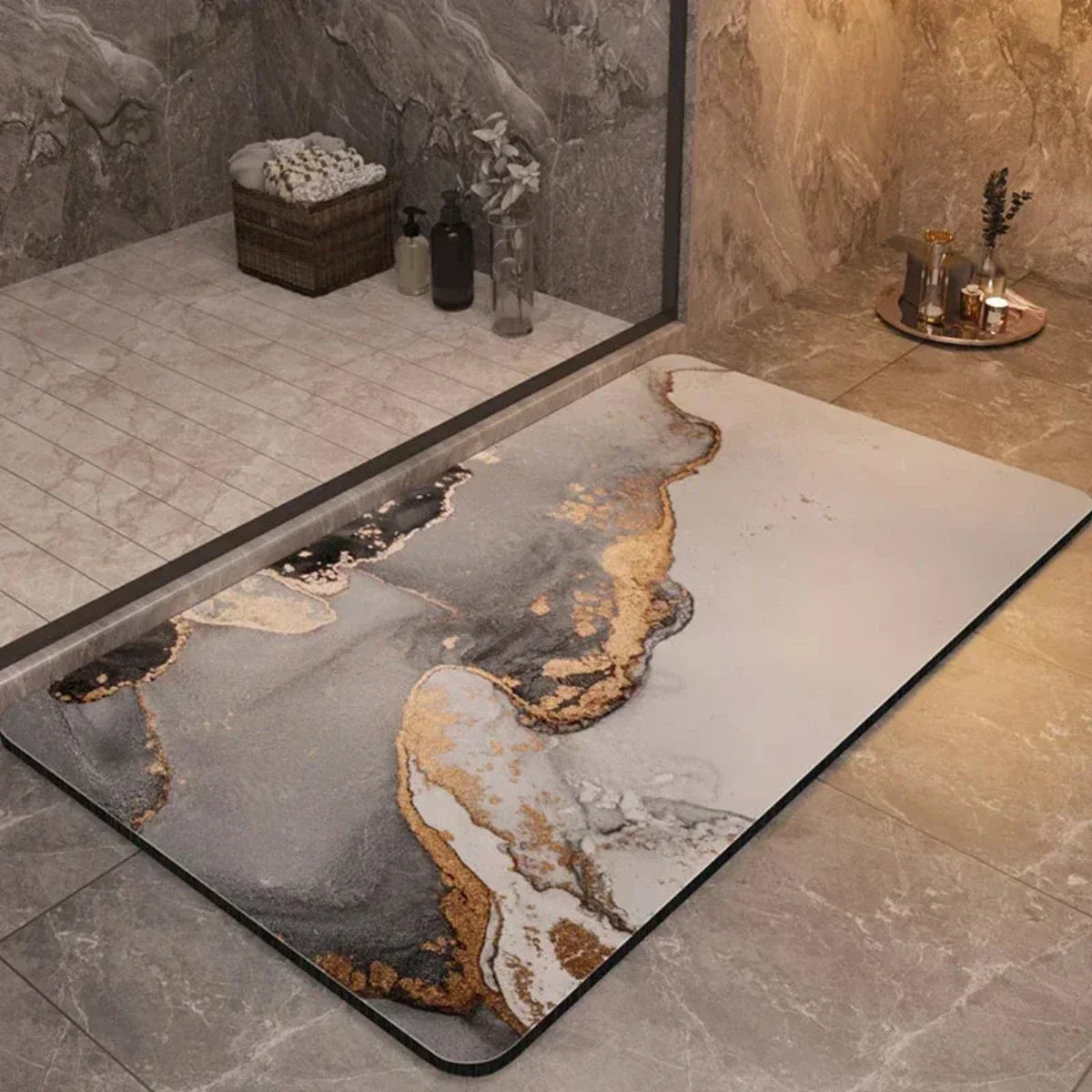 UltraDry Non-Slip Bathroom Mat – Fast Absorbent Floor Comfort