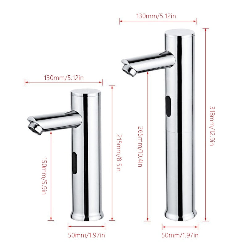 SmartFlow Touchless Infrared Faucet for Effortless Hygiene