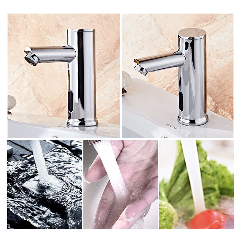 SmartFlow Touchless Infrared Faucet for Effortless Hygiene