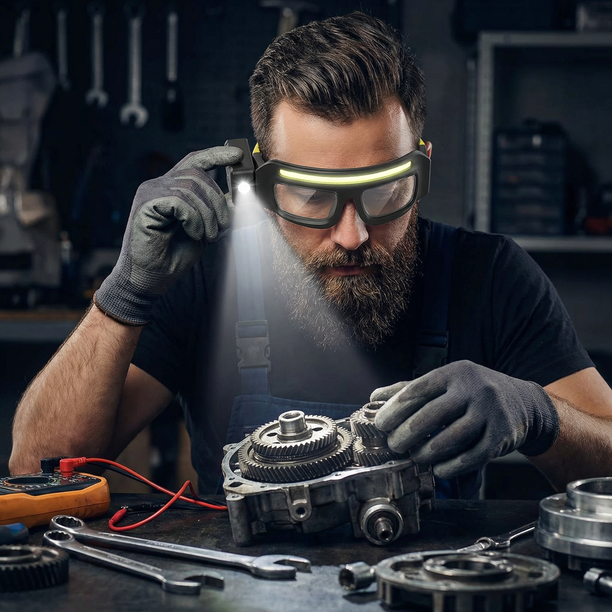 Motion Sensor Work Lamp | Hands-Free | LED Glasses Light