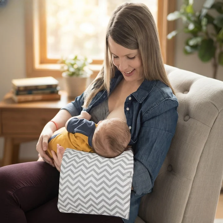 Arm Support Pillow for Hands-Free Nursing – Relieves Forearm and Shoulder