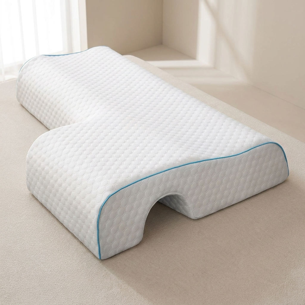 ErgoRest Arm Cushion, L-Shape Design, Adaptive Foam, Washable Cover