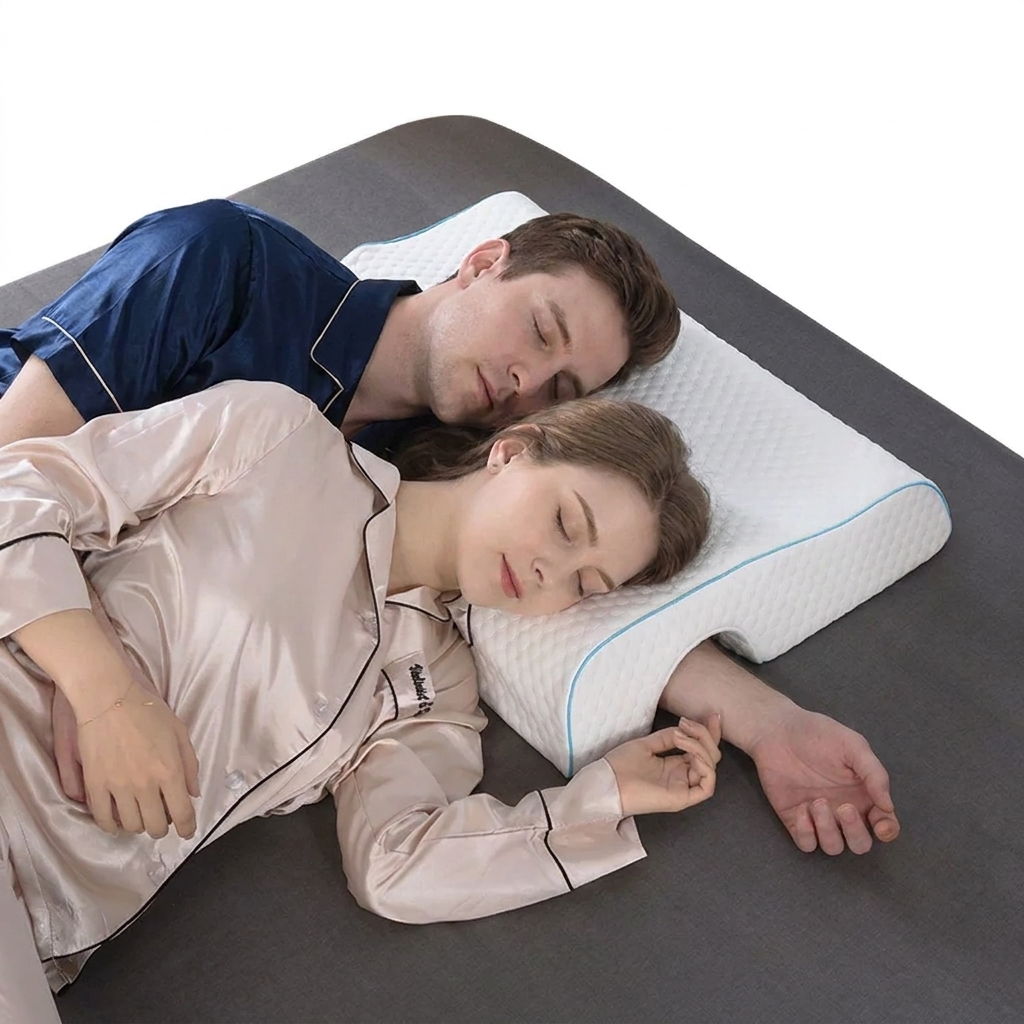 ErgoRest Arm Cushion, L-Shape Design, Adaptive Foam, Washable Cover
