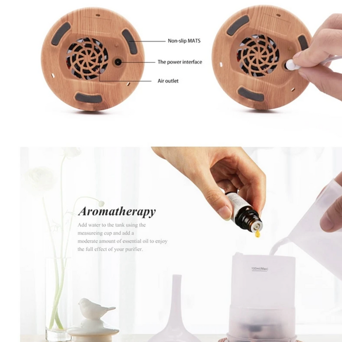 SerenityGlow 3D Crystal Essential Oil Diffuser with LED Ambiance