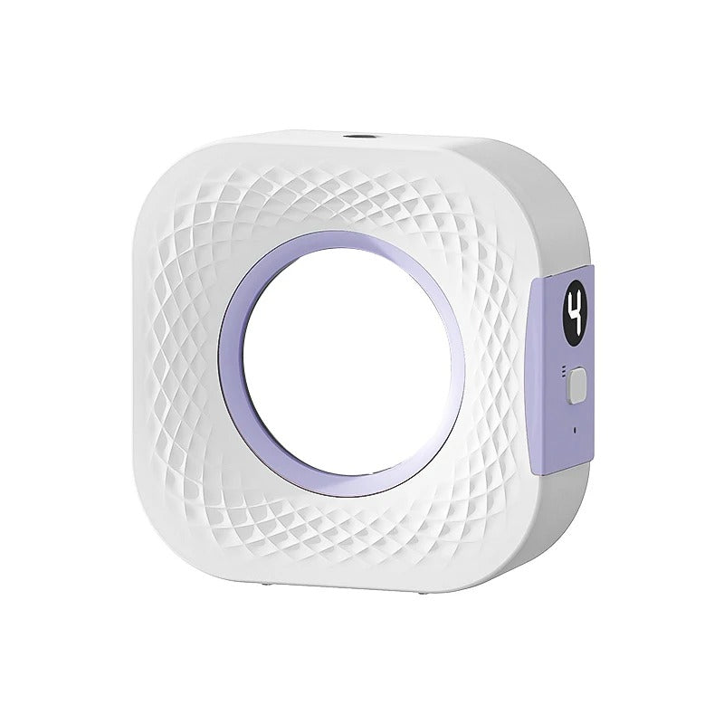 Wall-Mounted Essential Oil Diffuser and Air Cleaner with Colorful Night Light