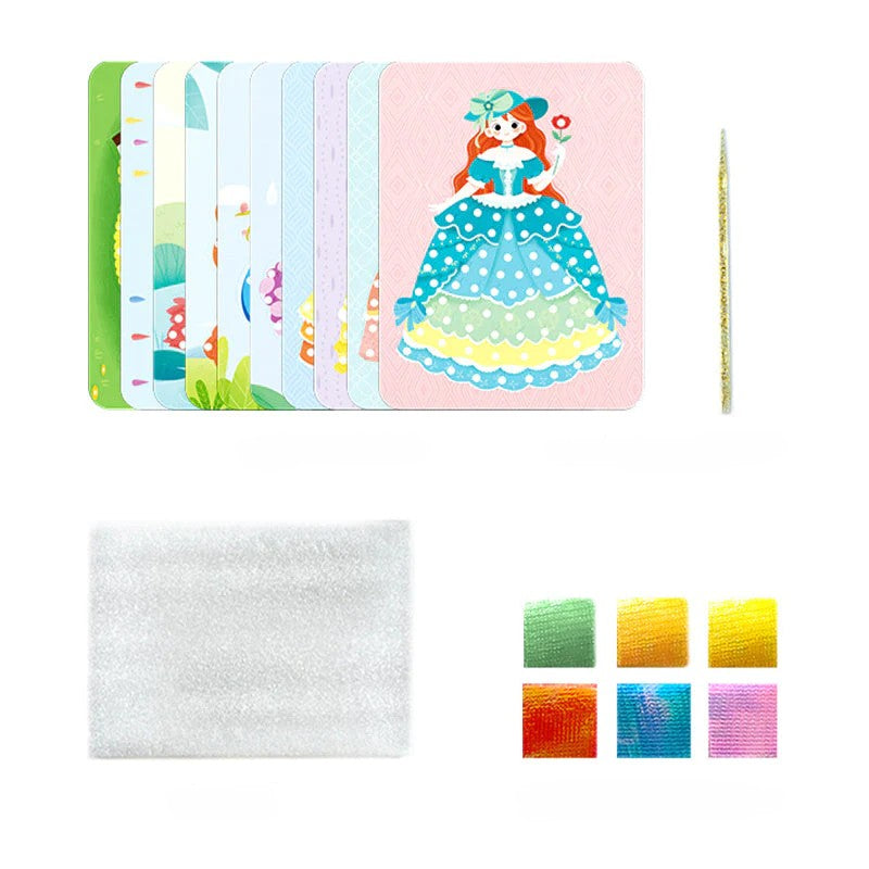 Enchanted Princess Paint Sticker for Creative Art Projects