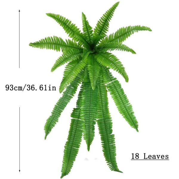 Lifelike UV-Protected Fern for Indoor & Outdoor Elegance