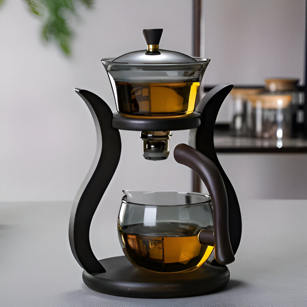 Elegant Drip-Free Glass Teapot Set with Infuser