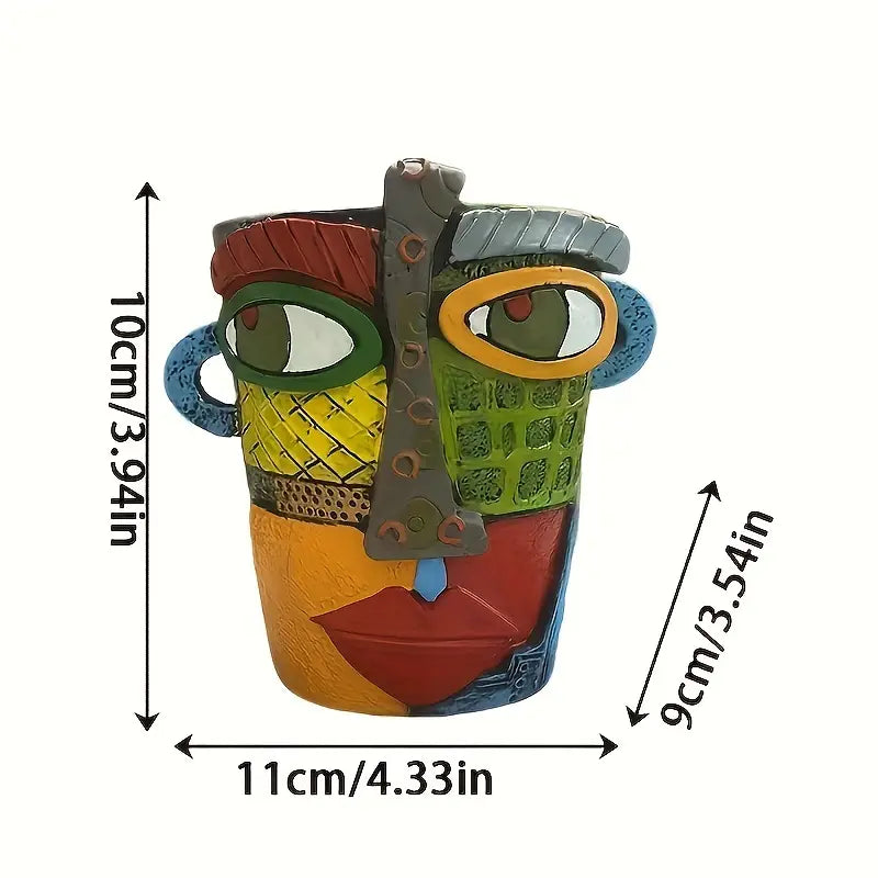 Artisan Face Planter - Handcrafted Modern Home Decor