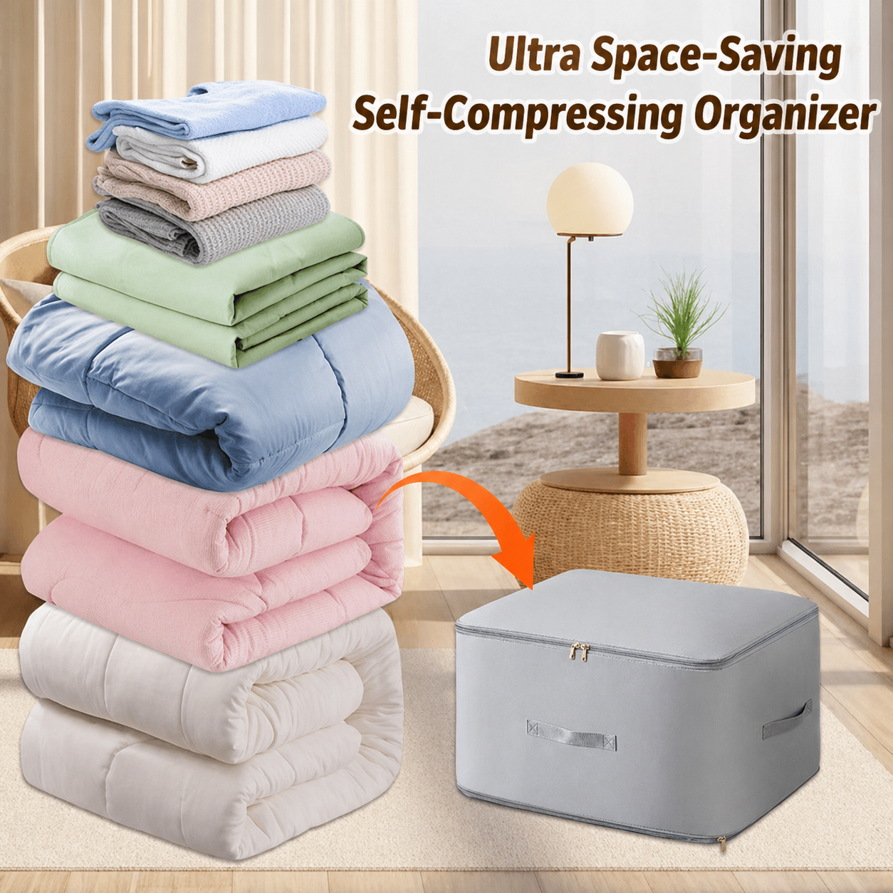 Space-Saving Storage Bag | Compressible, Water-Resistant Design