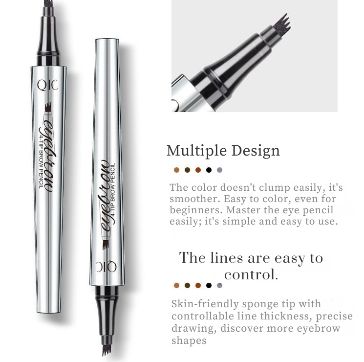 Waterproof Microblading Eyebrow Pencil | 4-Zinc Tip