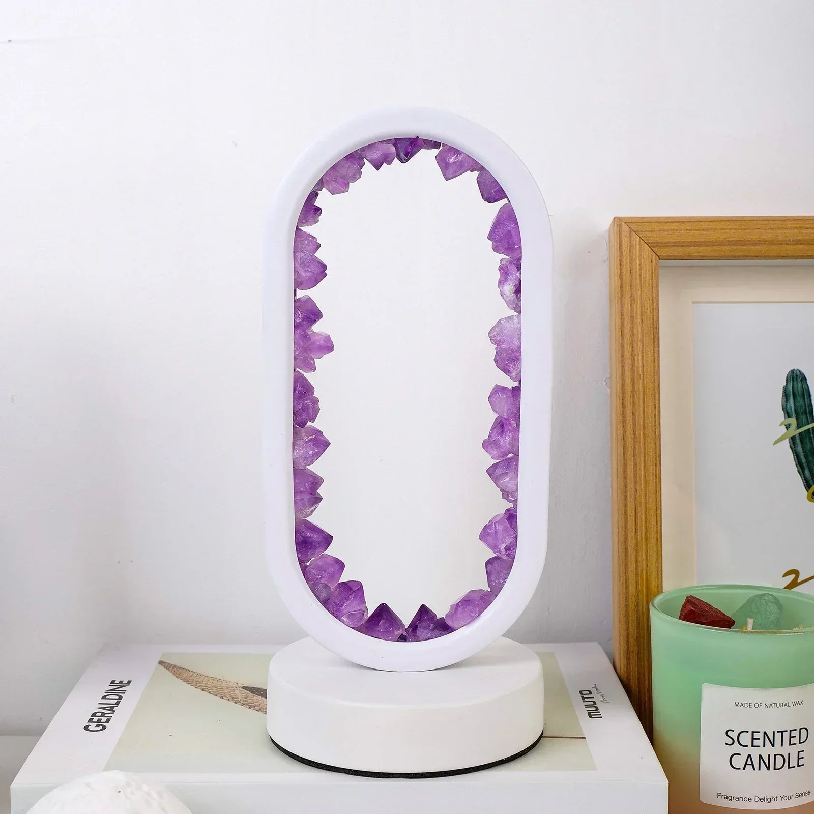 SereneGlow Amethyst Tranquility Lamp