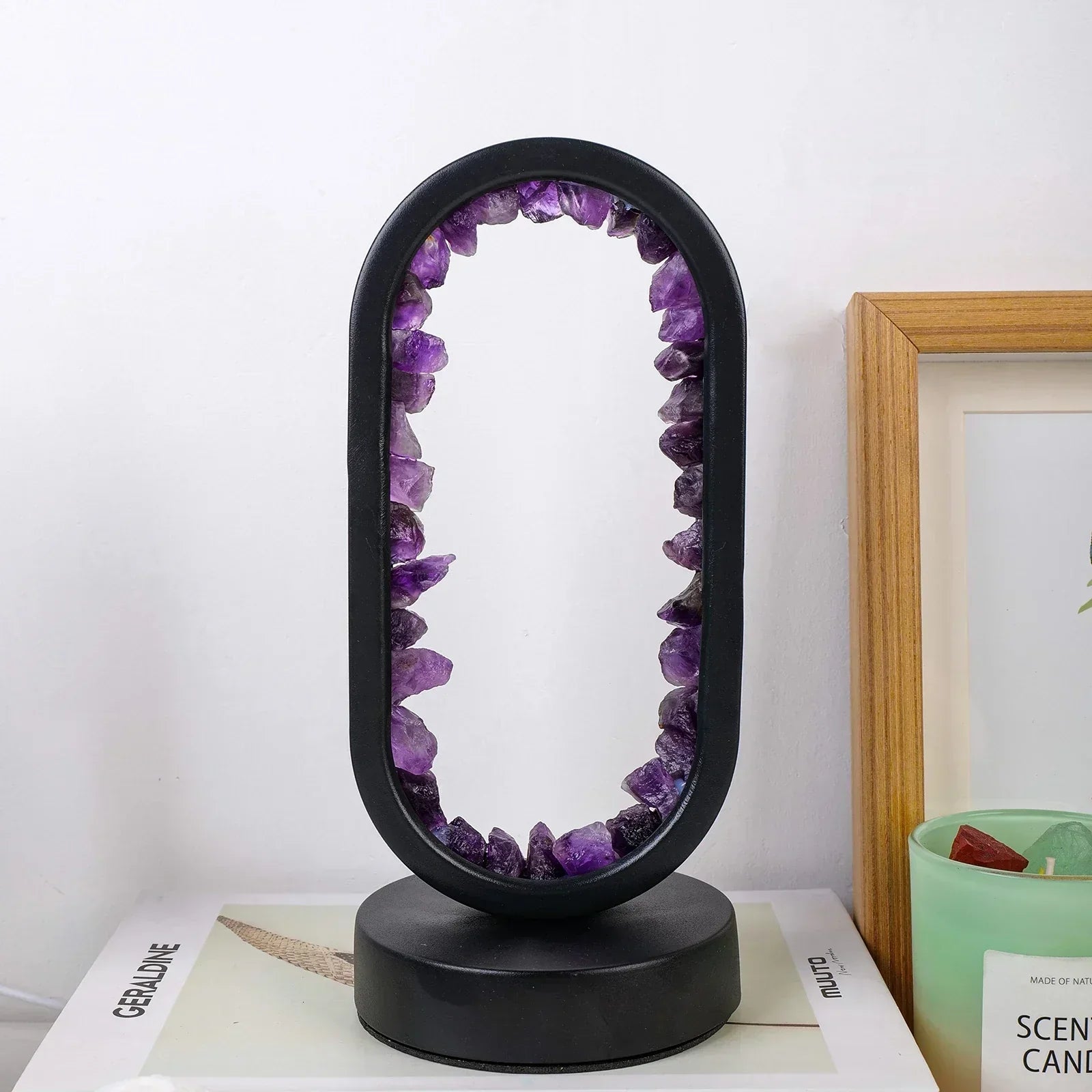 SereneGlow Amethyst Tranquility Lamp