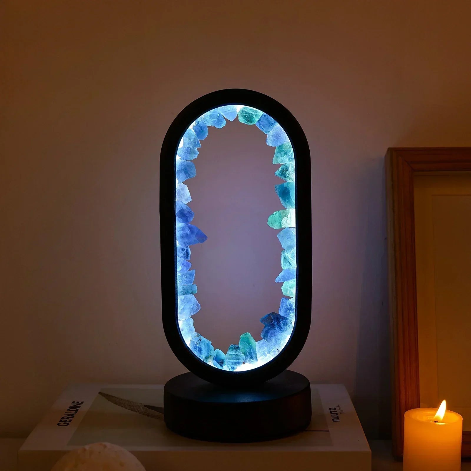 SereneGlow Amethyst Tranquility Lamp