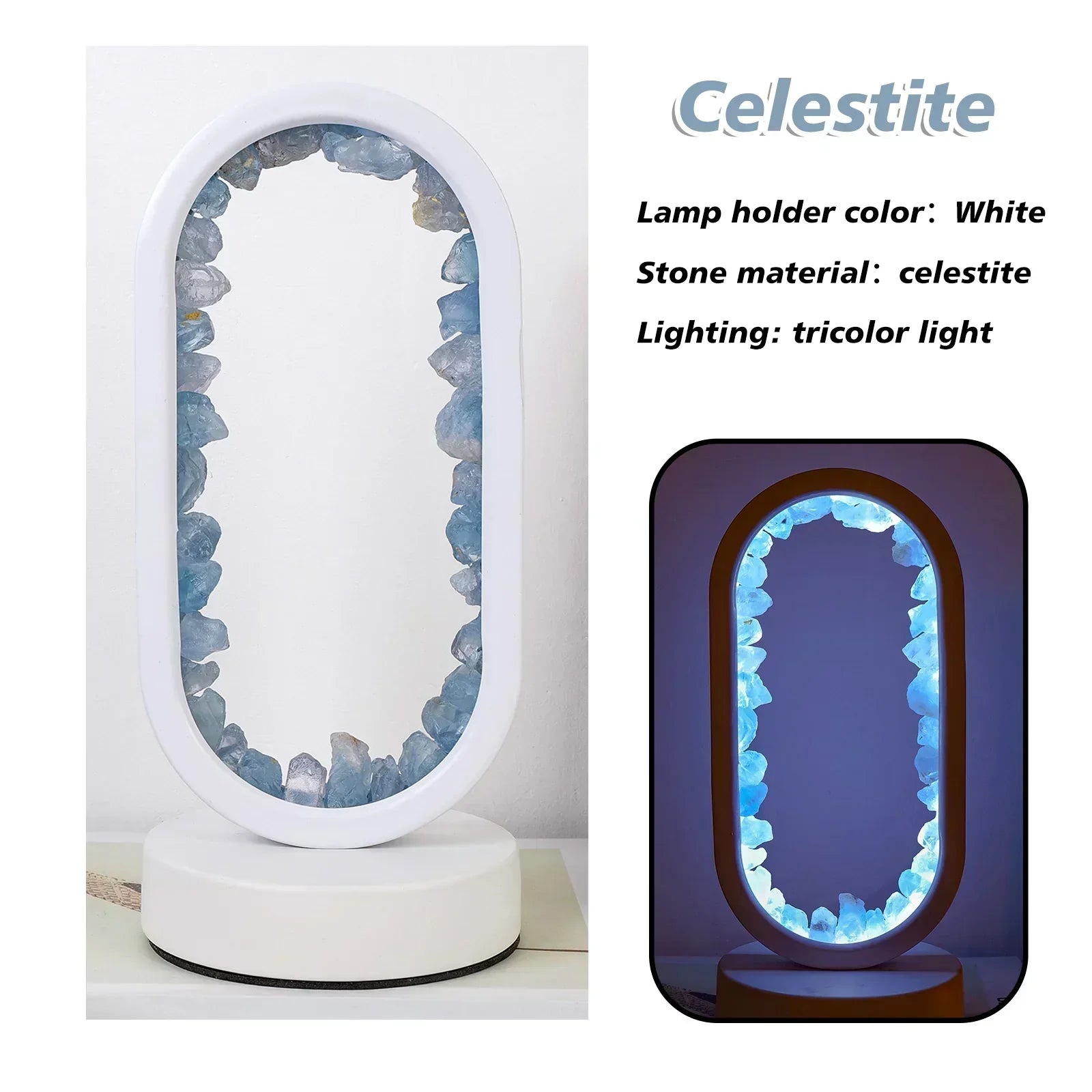 SereneGlow Amethyst Tranquility Lamp