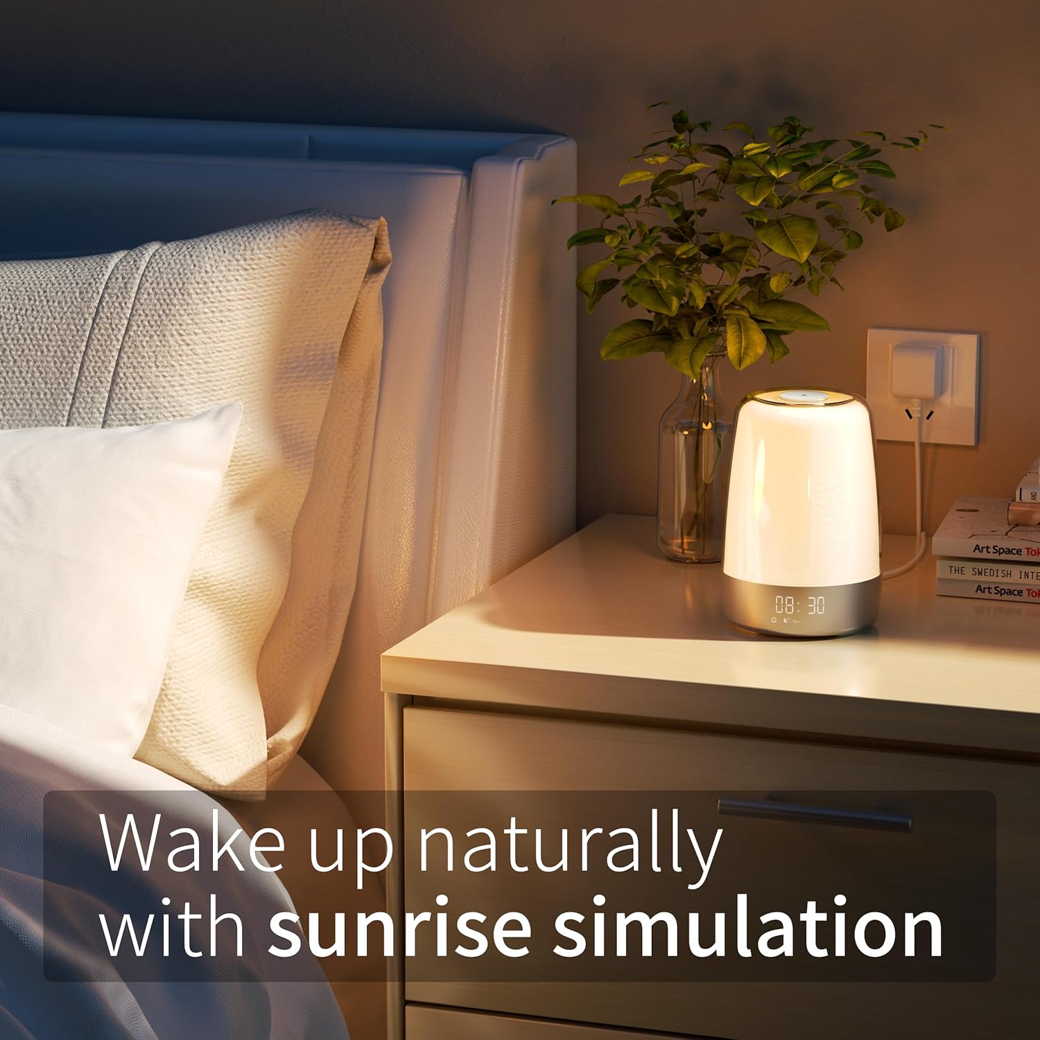 Harmony Dawn Light Alarm Clock with Soothing Sounds