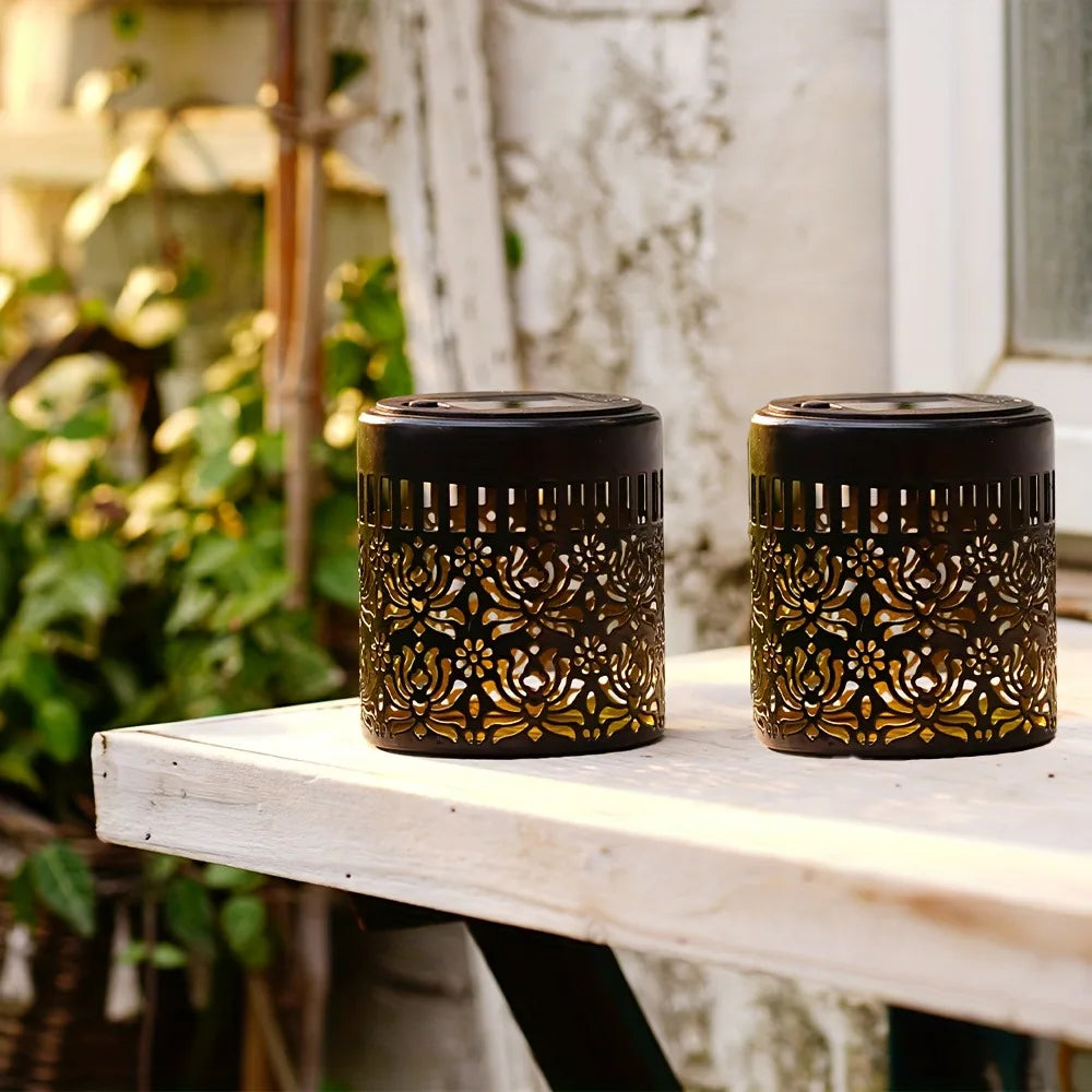 Outdoor Light | Peony Pattern | Wireless Installation | Night Bloom