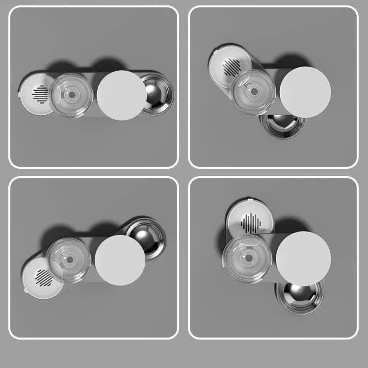 Automatic Pet Feeder with Rotating Bowl Design