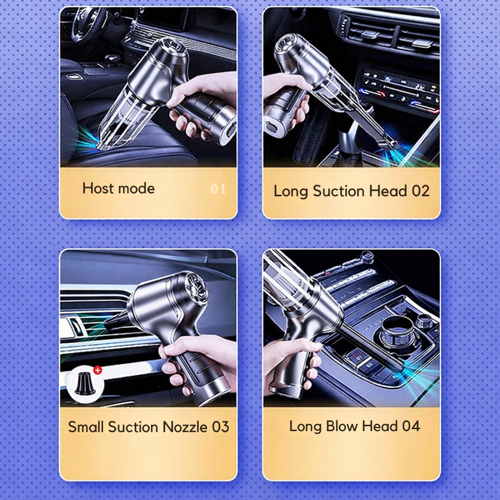 Cordless Car Vacuum Cleaner | High Suction Power