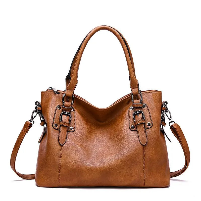 Sophisticated Leather Shoulder Bag for Daily Elegance