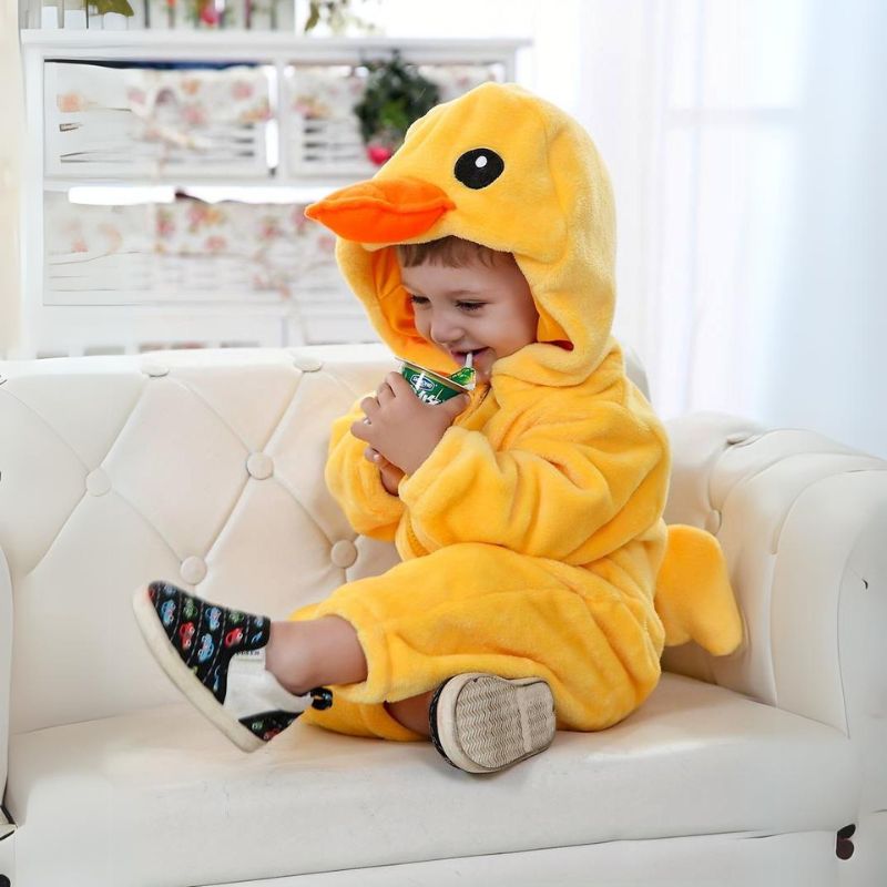 Cozy Critter Jumpsuit – Soft & Snug with Easy Zip Access