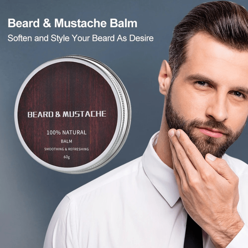 Beard Growth Set with Microneedling Technology for Thicker Beard Growth