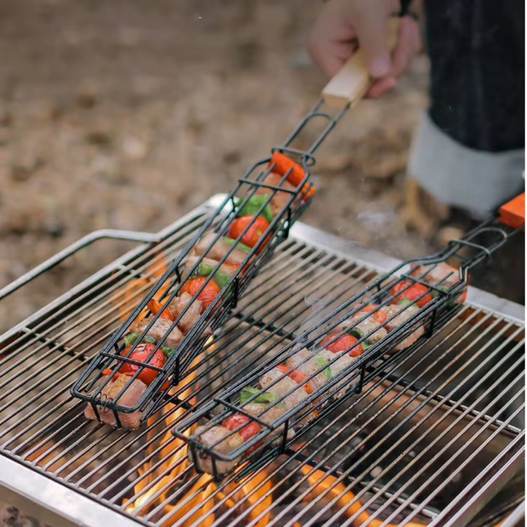 Ultimate Grill Basket for Kebabs & Veggies