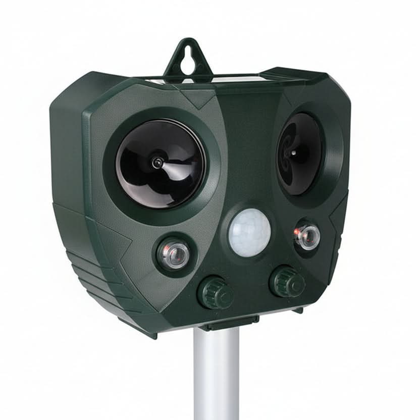 Solar-Powered Smart Pest Repeller for Gardens