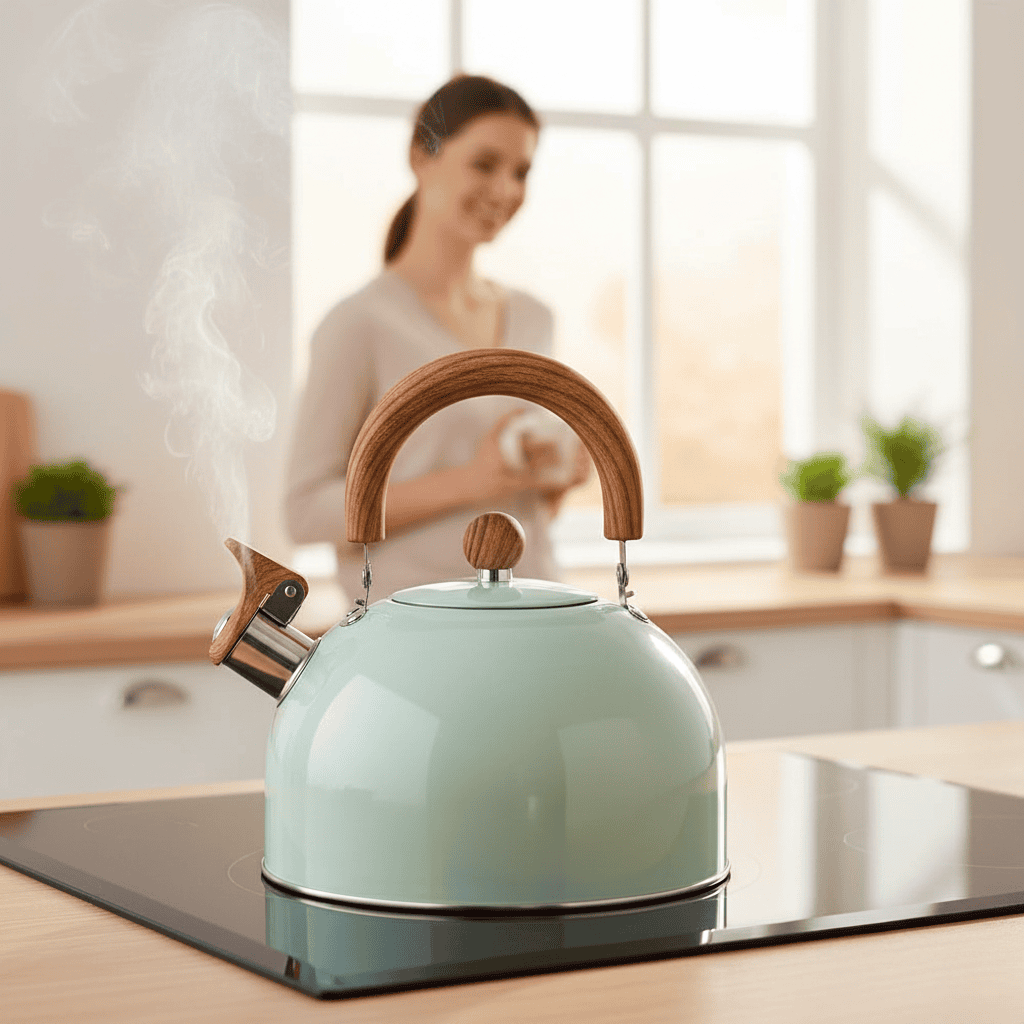 Elegant 3L Whistle Kettle with Timeless Charm