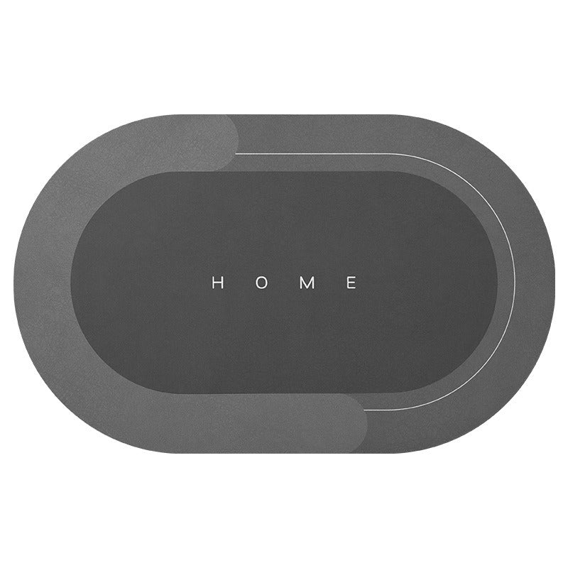 Quick-Drying Bath Mat | Highly Absorbent Microfiber | Non-Slip | Aqua Soft