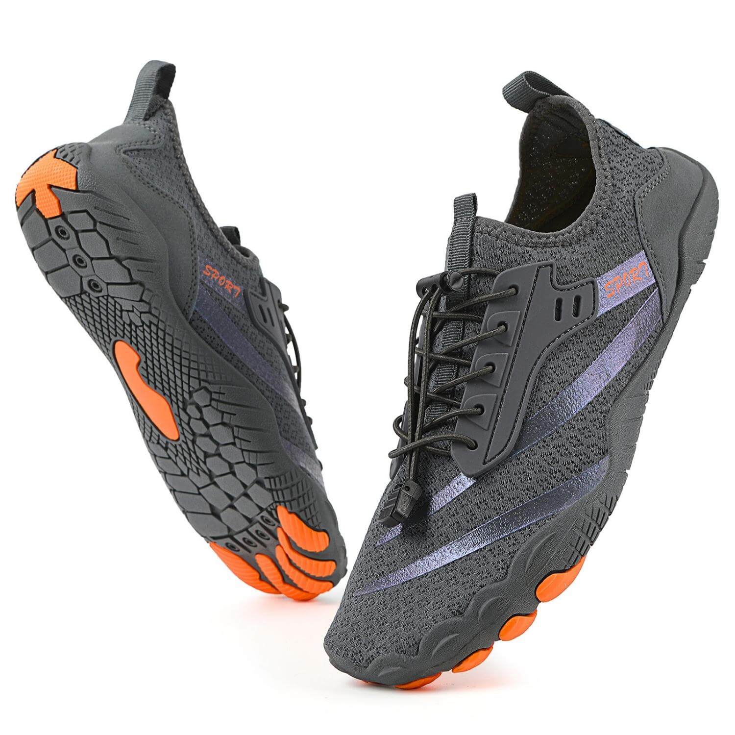 Lightweight Flexible Minimalist Shoes with Wide Toe Space