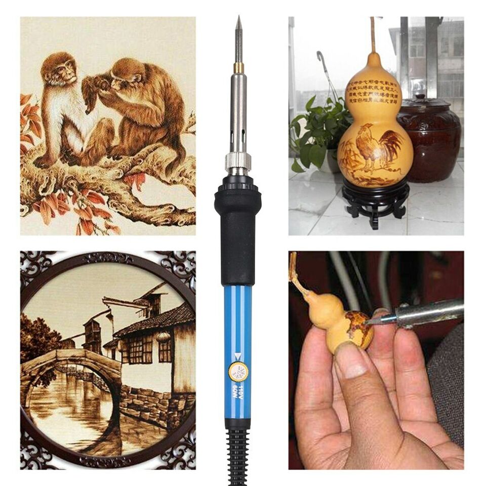 Woodburning Kit for Crafting – Pyrography Tool for Wood and Leather