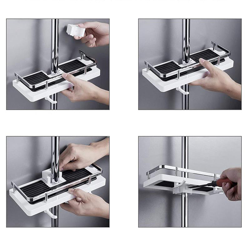 SmartSpace No-Drill Shower Organizer for Effortless Storage