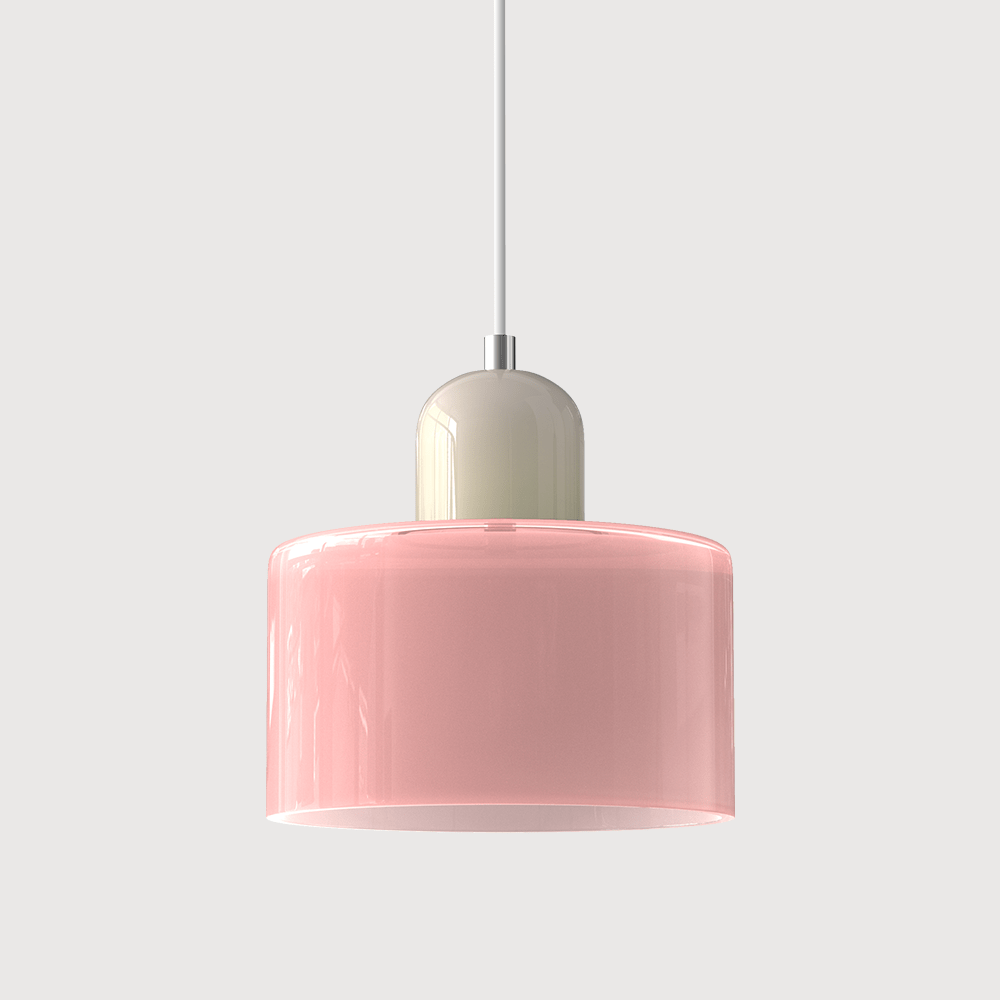 Modern Glass Pendant Light Inspired by Bauhaus Design for Interiors